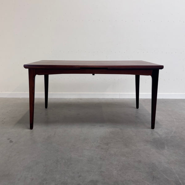 Large Danish extendable dining table, 1960s