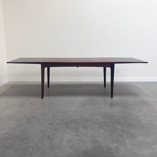 Large Danish extendable dining table, 1960s