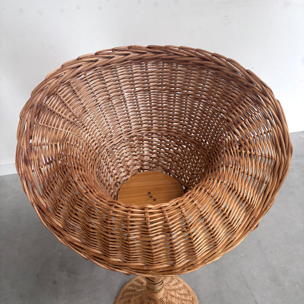 Set wicker plant stand, 1960s