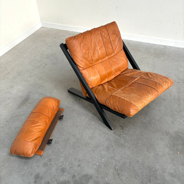 X chair by Ueli Berger, De Sede 1970s