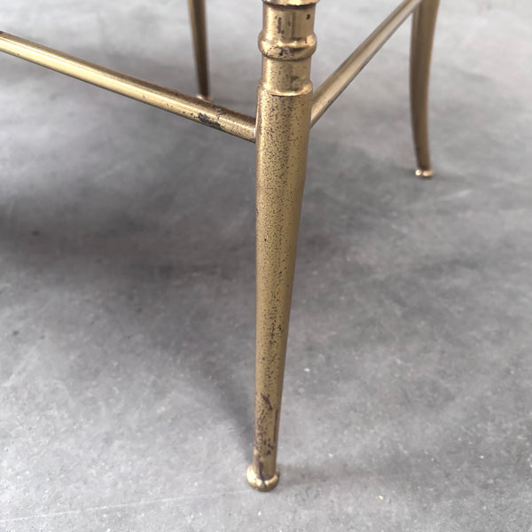 Italian brass dining chair by Chiavari, 1970s