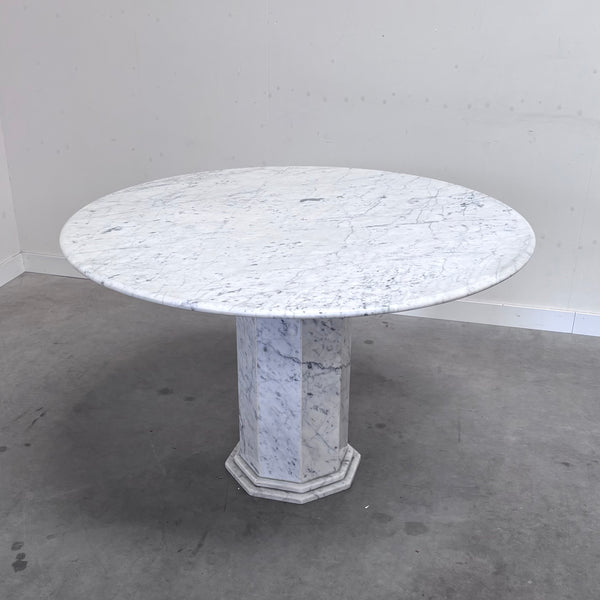 Marble dining table, 1970s