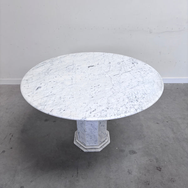 Marble dining table, 1970s