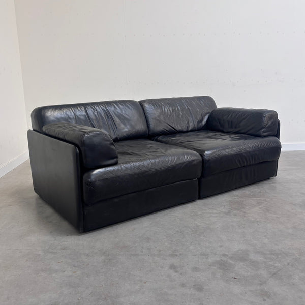 Vintage 1980s sofa / daybed in style of De Sede DS76