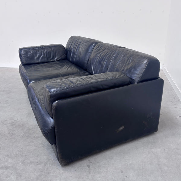 Vintage 1980s sofa / daybed in style of De Sede DS76