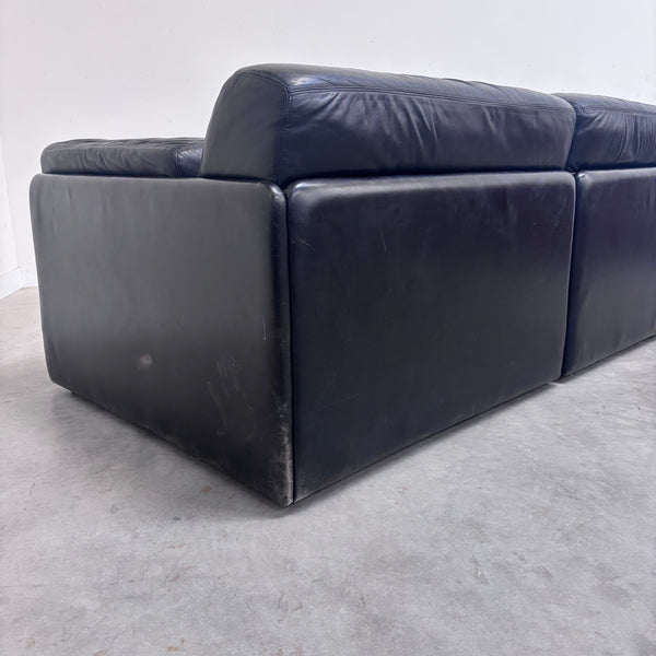 Vintage 1980s sofa / daybed in style of De Sede DS76