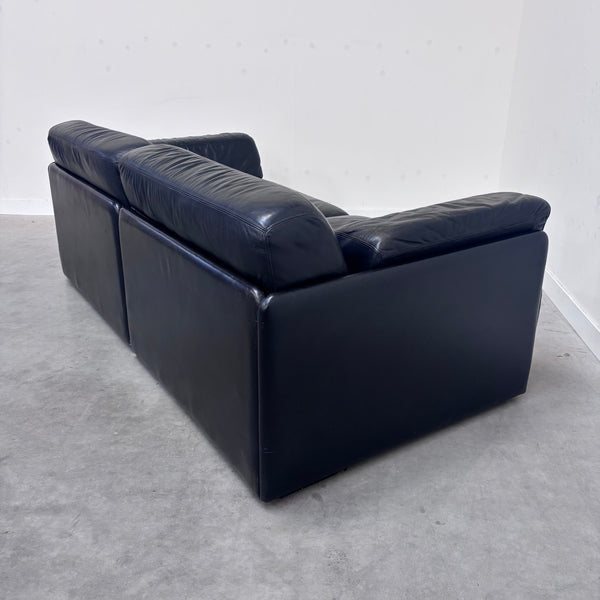 Vintage 1980s sofa / daybed in style of De Sede DS76