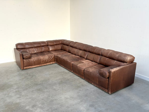 Leather modular COR lounge sofa, 1970s