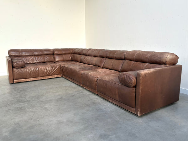 Leather modular COR lounge sofa, 1970s