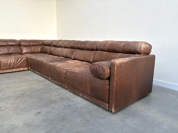 Leather modular COR lounge sofa, 1970s