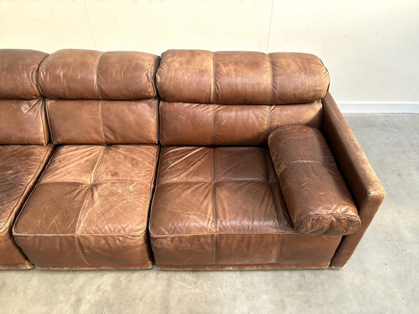 Leather modular COR lounge sofa, 1970s