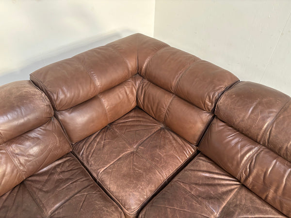 Leather modular COR lounge sofa, 1970s