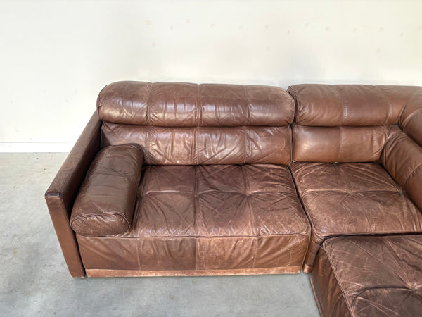 Leather modular COR lounge sofa, 1970s