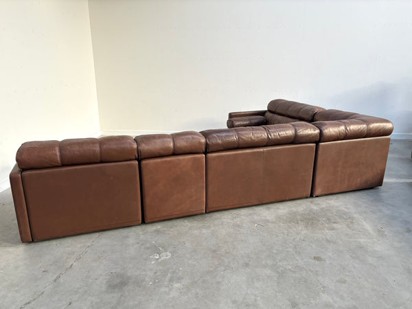 Leather modular COR lounge sofa, 1970s