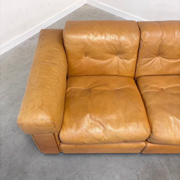 Robert Haussmann lounge sofa and chair, De Sede 1970s