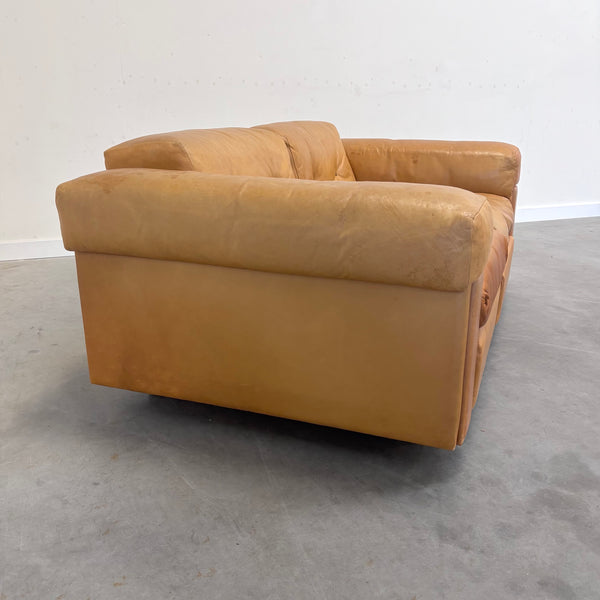 Robert Haussmann lounge sofa and chair, De Sede 1970s