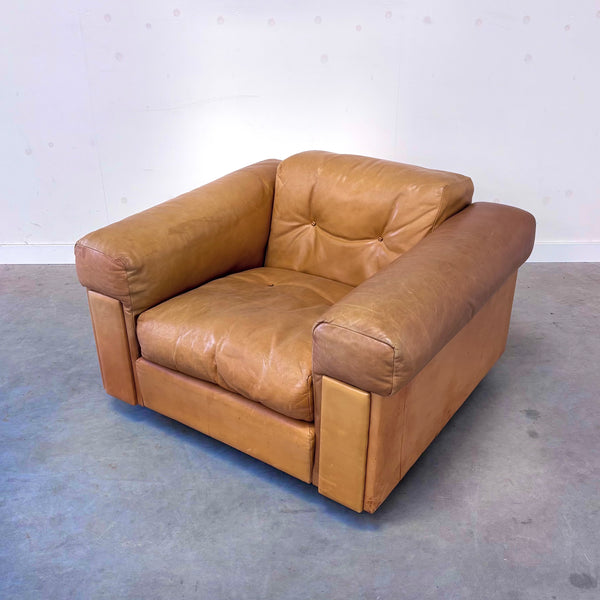 Set Robert Haussmann lounge chairs, De Sede 1970s