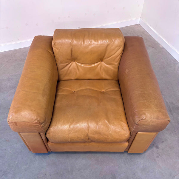 Set Robert Haussmann lounge chairs, De Sede 1970s