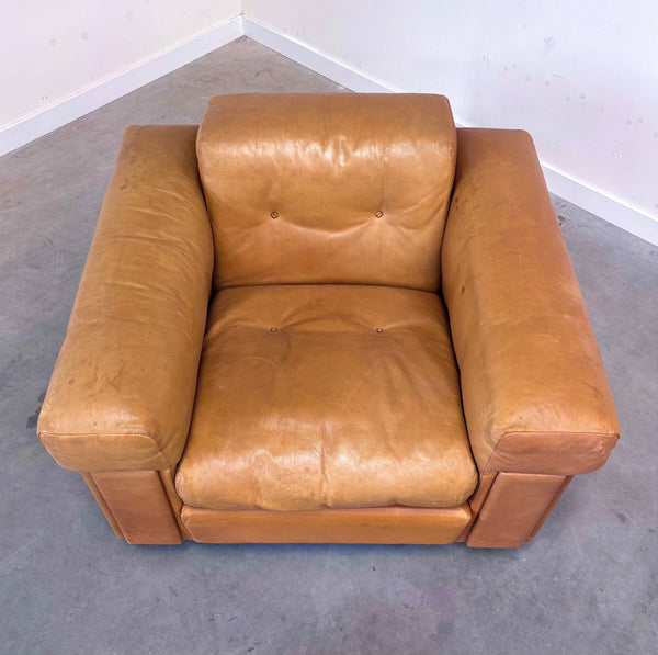 Set Robert Haussmann lounge chairs, De Sede 1970s