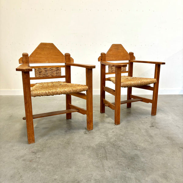 Set of two chairs by Bernhard Hoetger