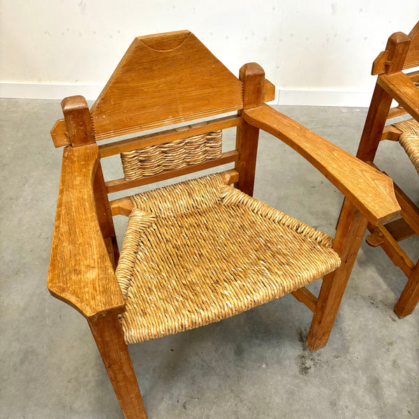 Set of two chairs by Bernhard Hoetger