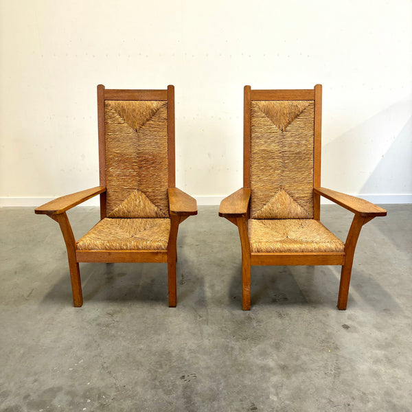 Willi Ohler arm chairs, 1920s