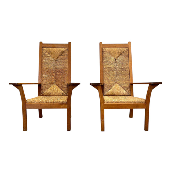 Willi Ohler arm chairs, 1920s