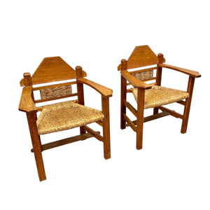 Set of two chairs by Bernhard Hoetger