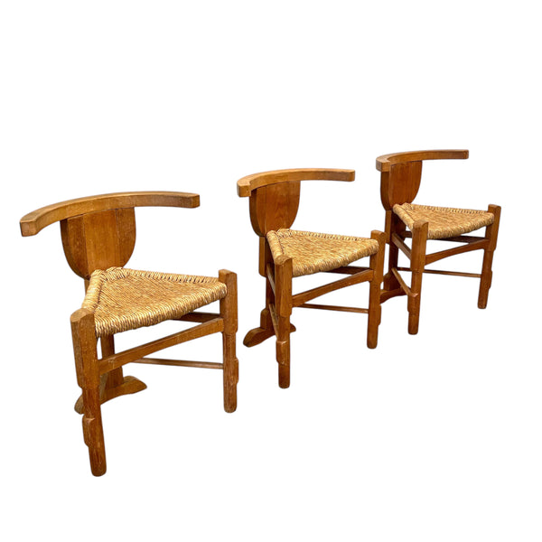 Set Bernhard Hoetger chairs, 1920