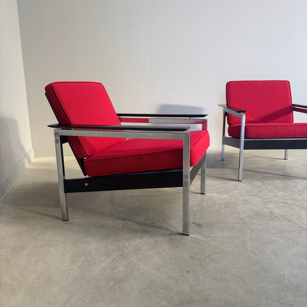 Set vintage lounge chairs, 1960s Dutch design