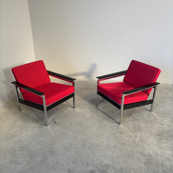 Set vintage lounge chairs, 1960s Dutch design
