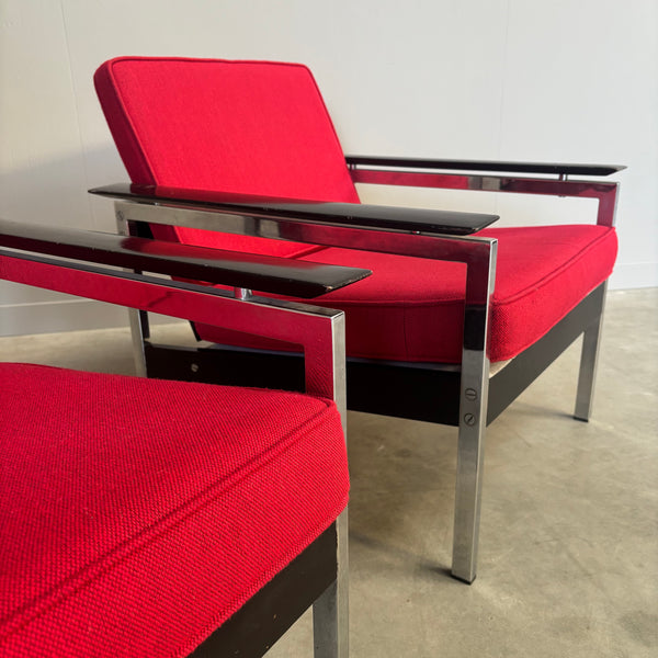 Set vintage lounge chairs, 1960s Dutch design