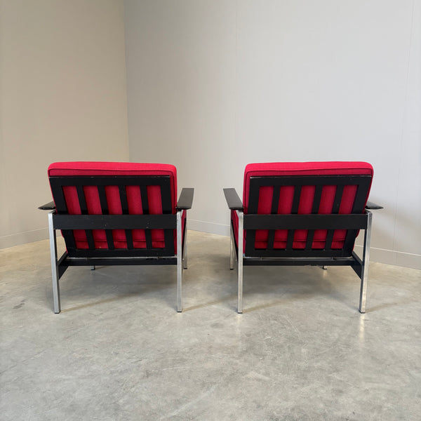 Set vintage lounge chairs, 1960s Dutch design