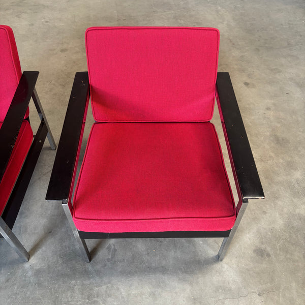 Set vintage lounge chairs, 1960s Dutch design
