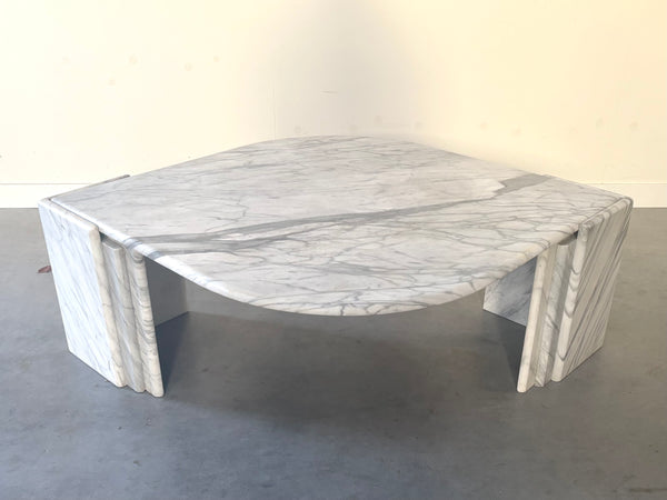 Vintage marble coffee table, 1970s