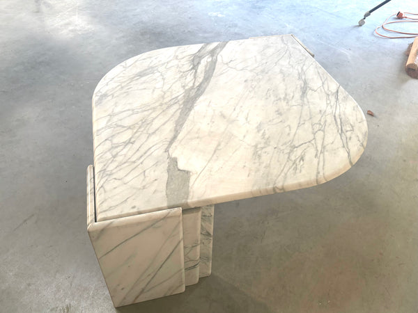 Vintage marble coffee table, 1970s