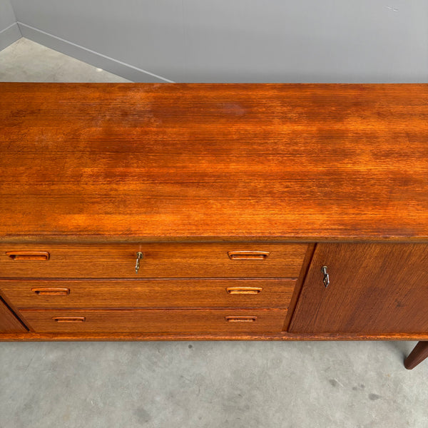 Large teak sideboard by Bartels, 1960s