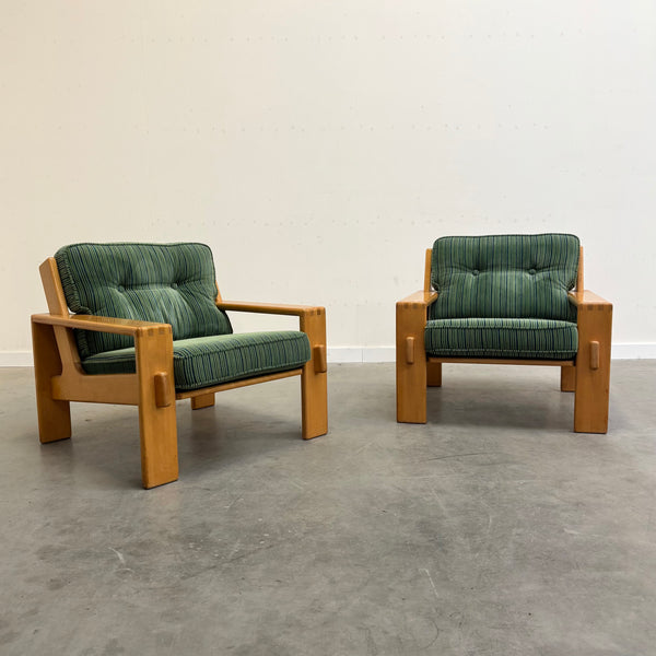 Set Asko Bonanza lounge chairs, Finland 1960s