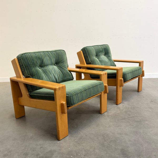 Set Asko Bonanza lounge chairs, Finland 1960s