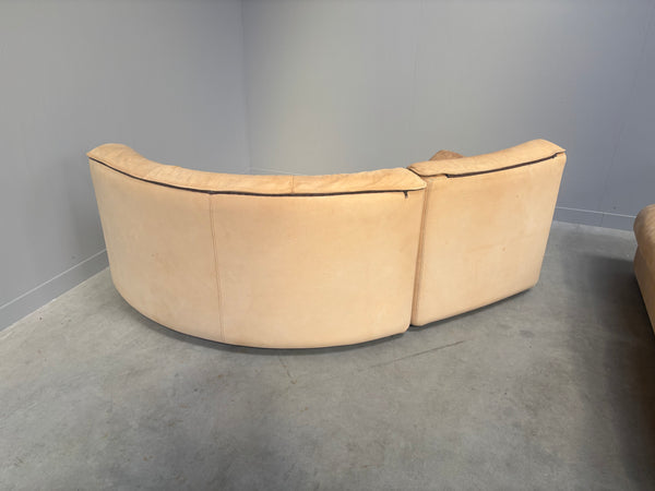 Modular leather lounge sofa by COR, 1970s