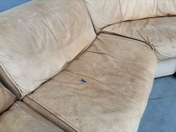 Modular leather lounge sofa by COR, 1970s