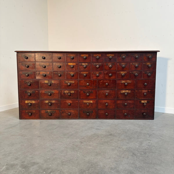 Antique pharmacy chest, 1900s