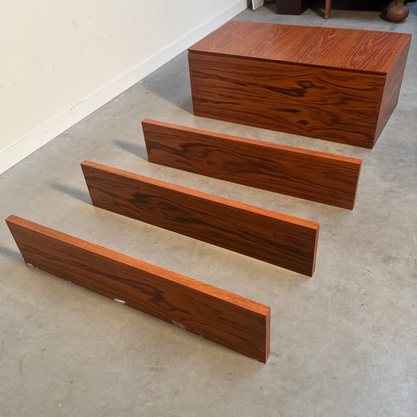 Vintage teak wall unit, 1960s