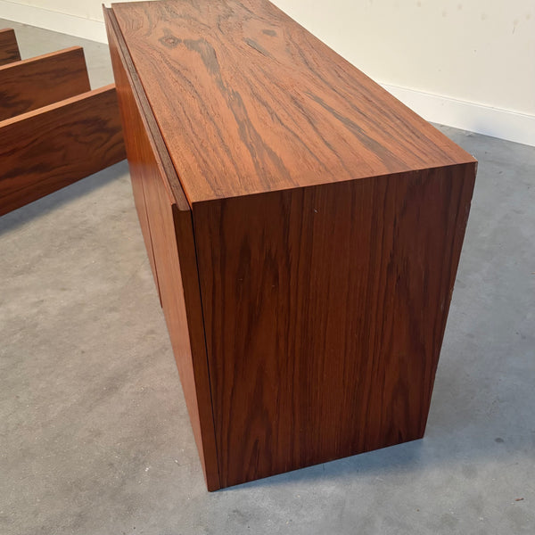 Vintage teak wall unit, 1960s