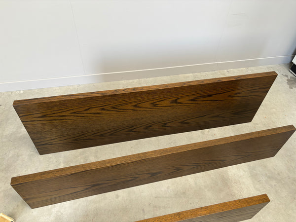 Wenge wood wall unit / sideboard 1960s