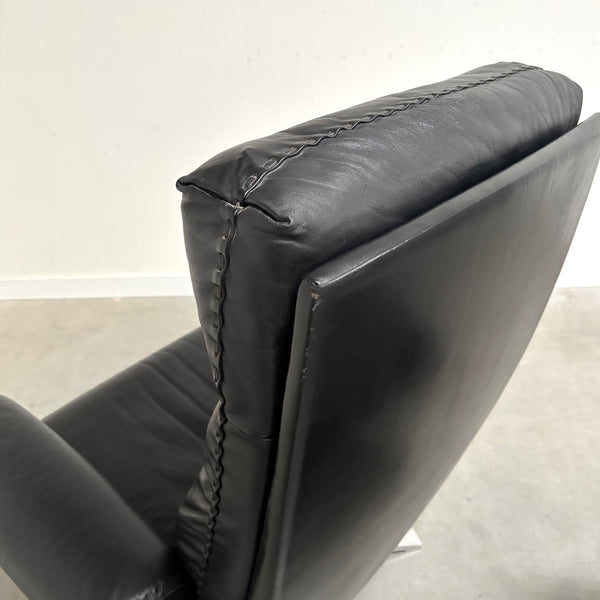 De Sede DS31 lounge chair with hocker, Switzerland 1970s