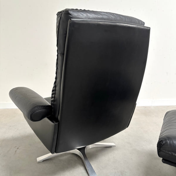 De Sede DS31 lounge chair with hocker, Switzerland 1970s