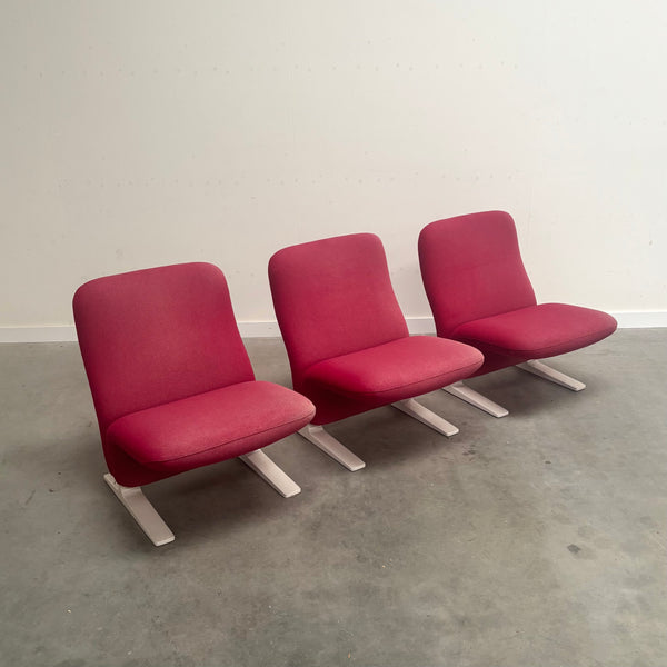 Concorde lounge chairs by Pierre Paulin, 1960s