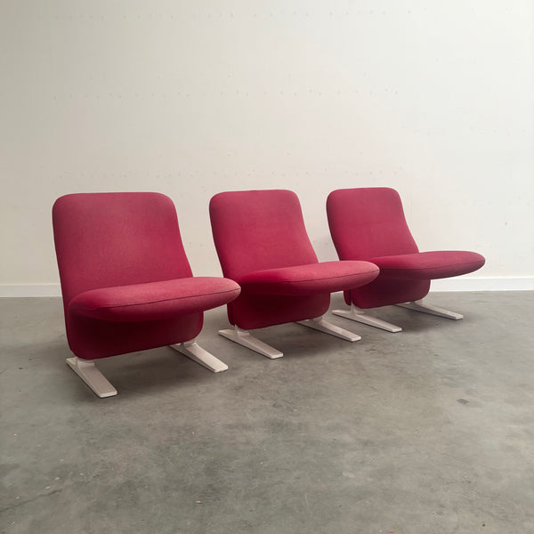 Concorde lounge chairs by Pierre Paulin, 1960s