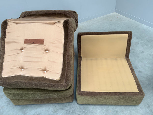 Vintage modular elements sofa, 1970s